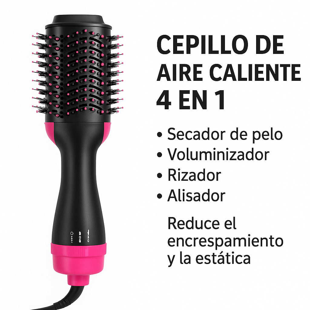 Cepillo de Aire Caliente 4 en 1 - Guakíaiena